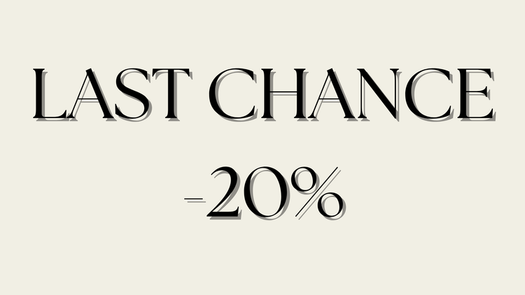 Novembre Last Chance - 20%